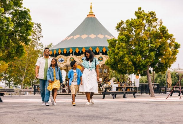 The Great Park Carousel is a fun family destination. Photo courtesy of DestinationIrvine.com