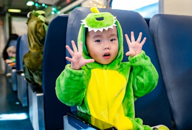Put on your best costume and hop aboard the Pumpkin Patch Express. Photo courtesy of the B&O Railroad