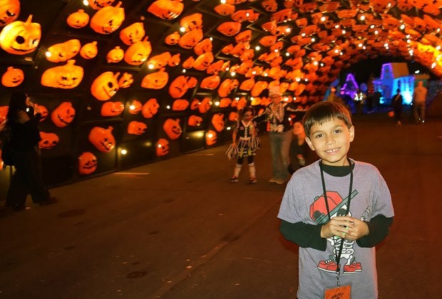 Haunt O'Ween is spooky but not overly frightening.