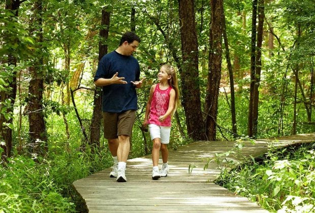 Explore the 21 miles of trails around the park, of varying lengths and difficulty to suit your family’s needs.