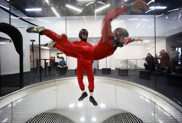 iFly's new Queens location lets kids as young as age 3 take flight in its indoor skydiving tunnel. 