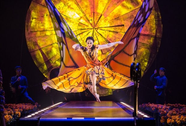 Jump into the magic and beauty of Cirque du Soleil's Luzia, in Atlanta through January 26, 2026. Photo by Matt Beard, courtesy of Cirque du Soleil