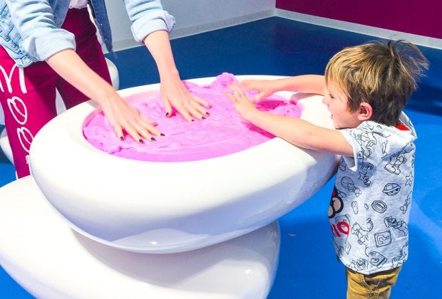 There are so many textures to explore at Sloomoo Institute Chicago.