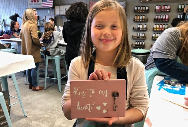 Get crafty at the AR Workshop Valentine’s Make & Take. Photo by Ally Noel