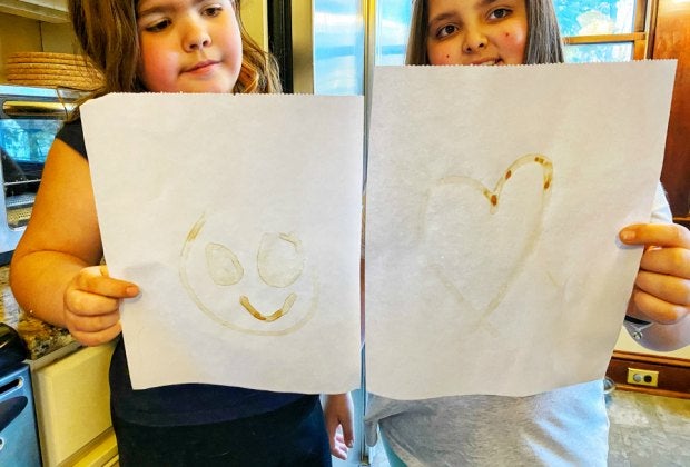 Watch your sketch appear in this invisible ink science experiment!