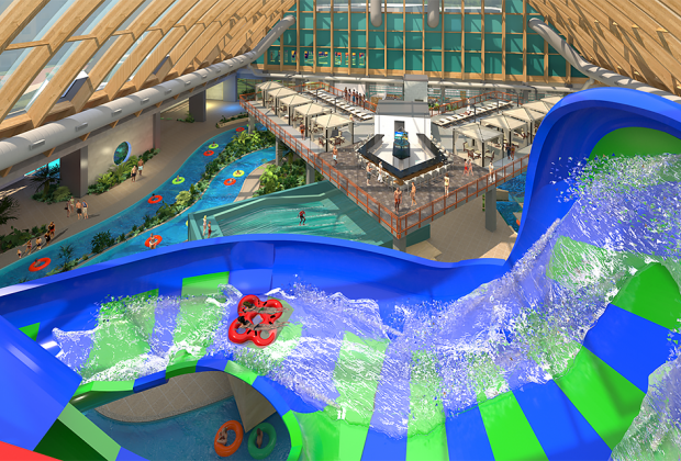 The grand-daddy of all the thrill rides at The Kartrite, the Nor’easter will take you and 3 others on the ride of a lifetime. Rendering courtesy of the Kartrite