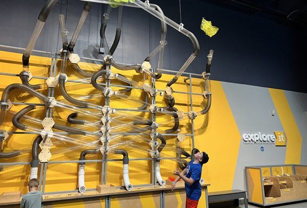 The Orlando Science Center offers engaging exhibits that both entertain and educate kids of all ages. Photo by author