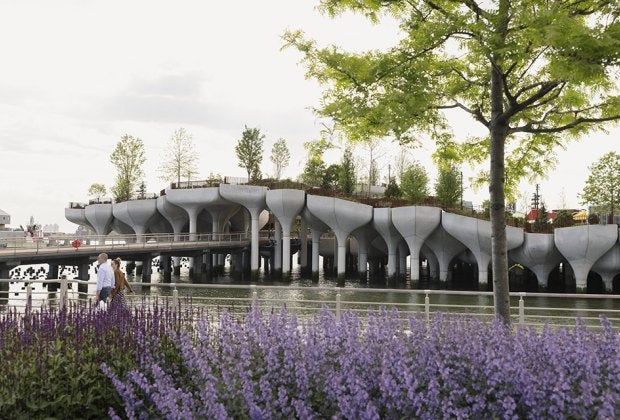 Little Island, aka the floating park, is now open to New Yorkers. Photo by Michael Grimm