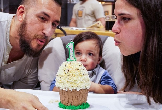 Sure, it looks like baby's party, but it's mostly for the parents at this point, so have fun!