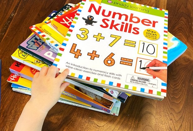 Workbooks can supplement school learning or fill in over the summer. Photo by Rose Gordon Sala