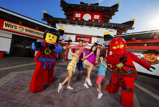 Improve your Spinjitsu skils at Lego Ninjago World when Legoland New York opens May 29.