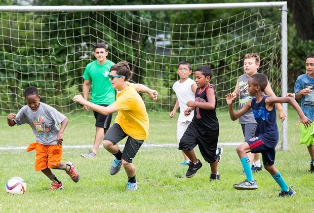 At Long Island's Y camps, campers build strong friendships. Photo courtesy of the YMCA