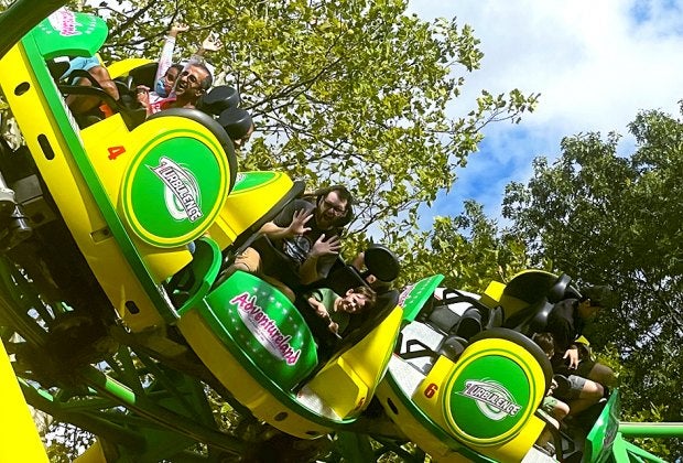 Adventureland in Farmingdale has thrilling rides. Photo by Gina Massaro