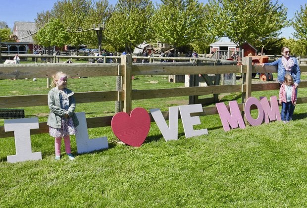 Harbes Family Farm celebrates moms and its season opening in May. Photo courtesy of the farm 