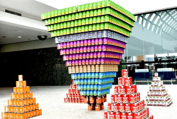 Cantruction Long Island is a design competition dedicated to fighting hunger on Long Island. Photo by Tab Hauser Photo