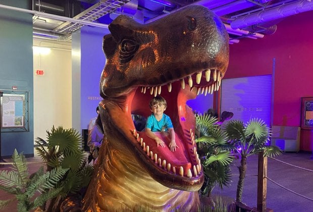 Little boy having fun at Discovery Cube LA. Photo by Kylie Williams