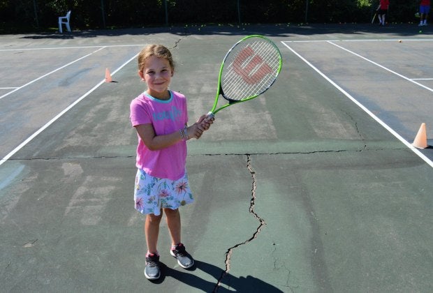 Try out tennis and more sports at Mandell JCC's summer camp. Photo courtesy of the camp