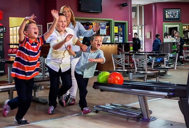 Maple Lanes offers free lessons, youth clinics, and, of course, cosmic bowling.