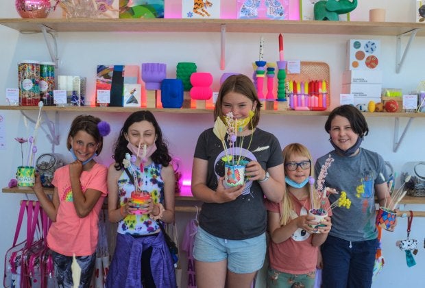 Check out the new Meri Cherry Drop-in Art Shop. Photo by Amanda Schutt