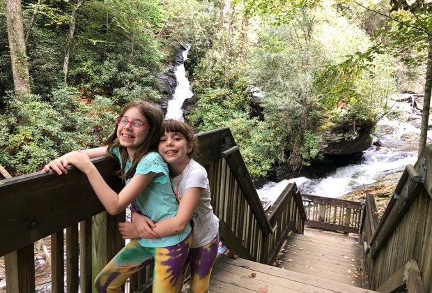 Take a drive north to Helen, Georgia for a fun fall day trip and visit Anna Ruby Falls on the way. Photo by Melanie Preis