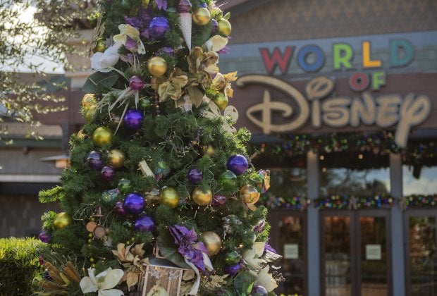 Disney Springs gets into the holiday spirit starting this month. Photo by Kent Phillips, courtesy of Walt Disney World News