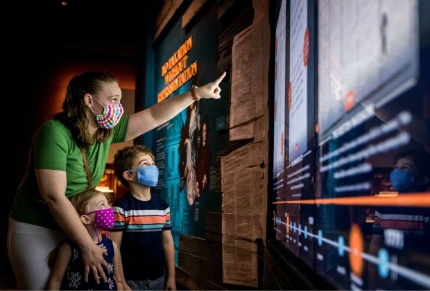 The nation's founding comes alive at the Museum of The American Revolution. Photo courtesy of the museum 