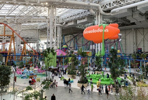 Nickelodeon Universe is one of the can't-miss destinations at American Dream Mall in East Rutherford, New Jersey. Photo courtesy of the venue