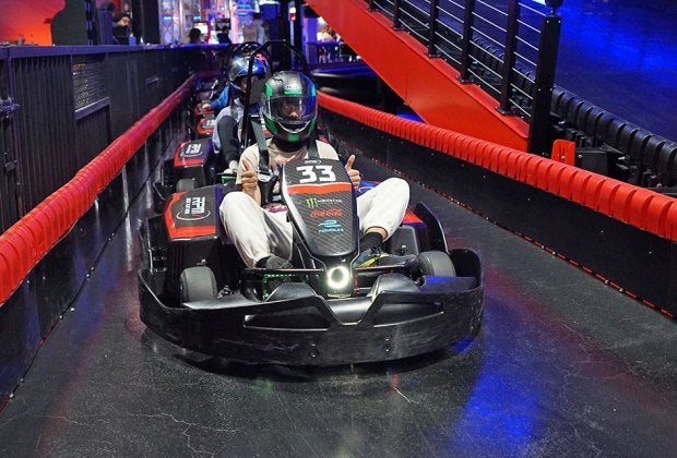 Get into the action at Jersey City's RPM Raceway, which has just debuted the world's longest indoor go-karting track. 