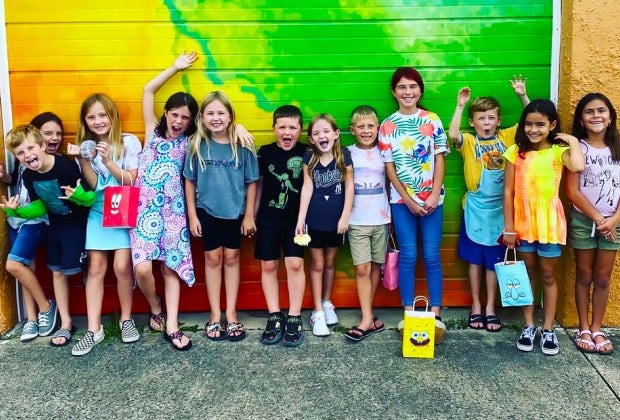 Kids can choose their own ceramic craft during a birthday party at Wish Upon a Jar.