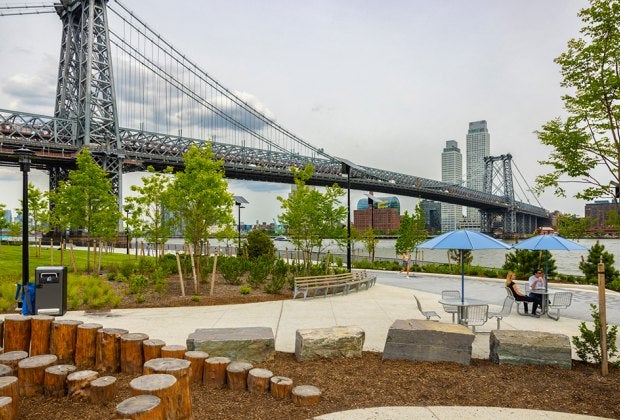 East River Park's recent renovations bring fun and function to the waterfront neighborhood.