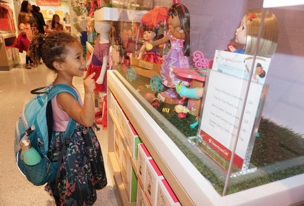 There are plenty of opportunities to play at American Girl Place. Photo by Jody Mercier