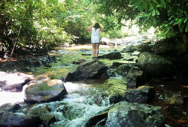 Plan a hiking trip during your visit to the Poconos for a summer weekend getaway. Photo by Ally Noel