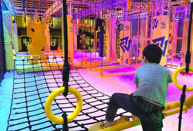 Unleash your inner ninja at Urban Air Adventure Park with classes, parties, and more active lessons. Photo by Diana Kim