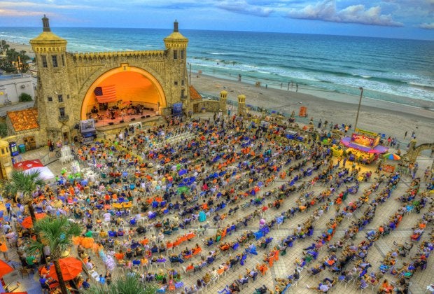 Enjoy a night at the beach with the Sounds of Summer Concert Series at the Daytona Beach Bandshell. Photo courtesy of the event