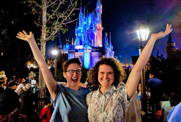 Even teens get swept up in the Disney magic! 