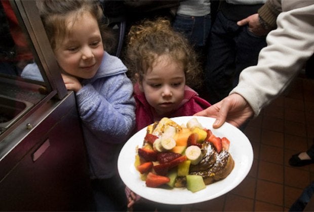 The Paramount serves up breakfast, lunch, and dinner—all kid approved. Photo courtesy of the restaurant