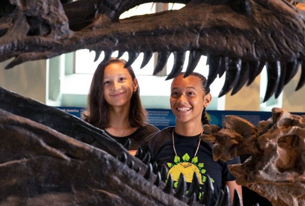 You can't miss Dino Hall at the Academy of Natural Sciences﻿. Photo courtesy of the Academy