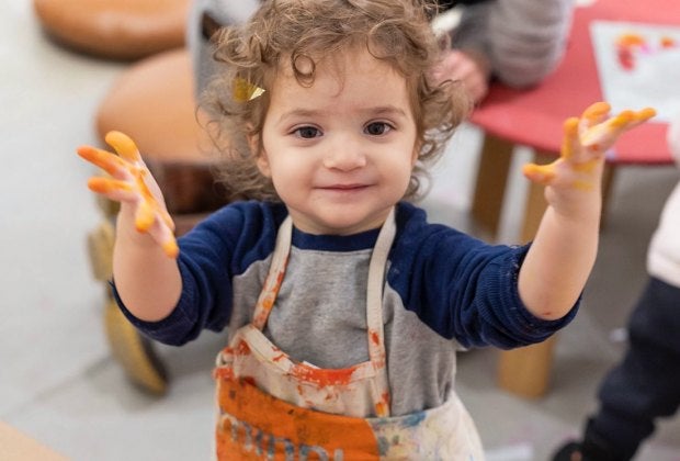 Kids can express their inner artist (and dancer, and musician) with the best preschool and toddler classes in Boston. Photo courtesy of Minni