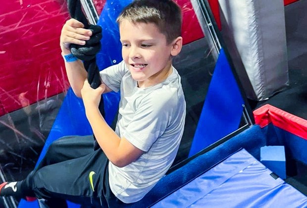 Get your ninja warriors on the obstacle courses around Boston, for indoor fun and great exercise! Photo courtesy of Supercharged Entertainment