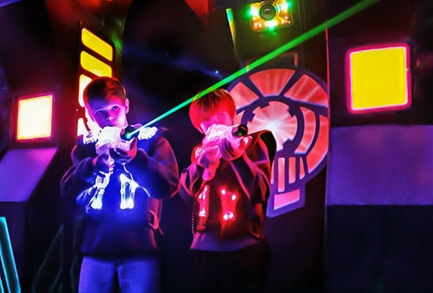 Zap the competition with a game of laser tag at Ultrazone. Photo courtesy of Ultrazone