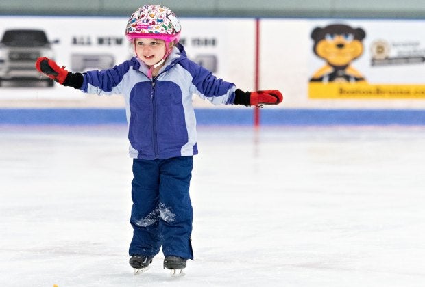 Simoni Arena in Cambridge invites skaters of all ages for public skate. Photo courtesy of FMC Ice Sports 