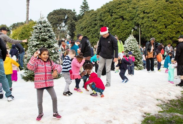Snow Wonder! Photo courtesy of Marina del Rey Visitors Bureau