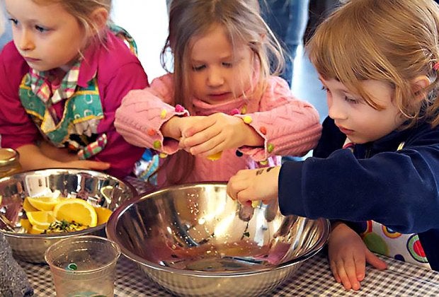 On Saturdays and Sundays in winter, entrance to Stone Barns Center and  is FREE and kids may may participate in a paid tour or free drop-in programming. Photo courtesy of Stone Barns Center