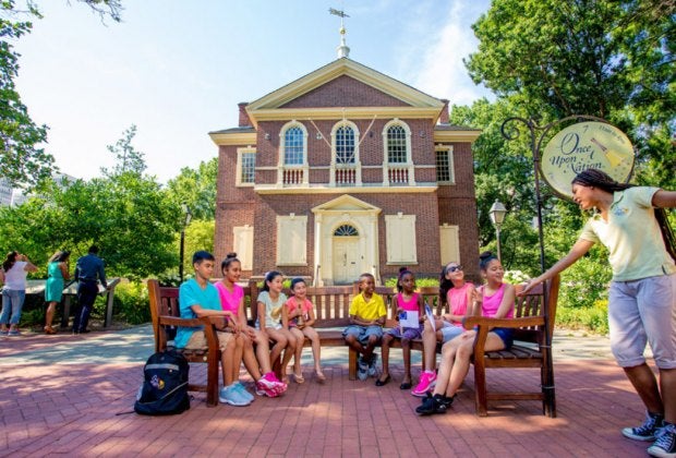 Photo of Storytelling Benches courtesy of J. Fusco for Visit Philadelphia