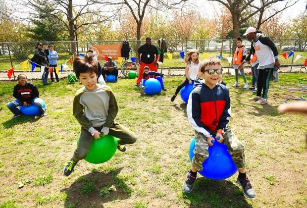 Get ready for old-school fun at the 12th Annual Street Games at Thomas Jefferson Park in East Harlem. Photo courtesy of NYC Parks