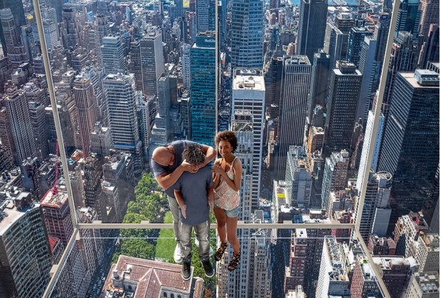 Summit One Vanderbilt's Levitation lets you step into a glass pod 1,000+ feet above Madison Avenue.