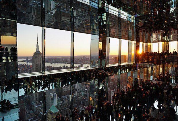 Innovative design brings the skyline inside the observation deck at Summit One Vanderbilt. Photo by Jody Mercier