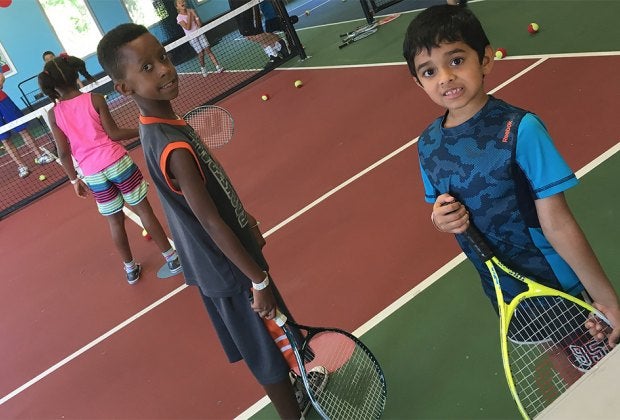 The Play Place has a large indoor play area, including space for tennis and soccer. Photo courtesy of the venue