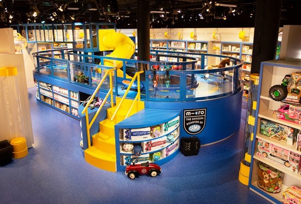 The Toy Lab theme at Camp features a brand-new scooter test track.