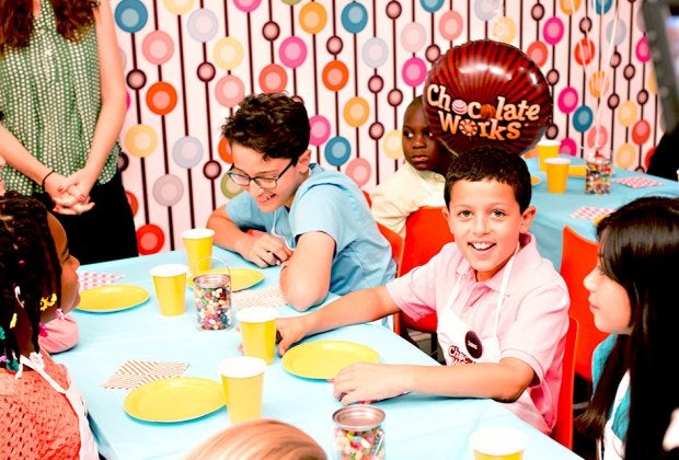 Get a behind-the-scenes look at the candy-making process for your birthday at Chocolate Works.